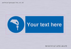 Custom Mandatory Keys Sign